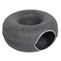 Lit pour Chat en Tissu Feutre Chaud avec Tapis Anti-Griffure