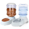 Ensemble Distributeur Automatique de Nourriture et d'Eau pour Grands Chiens, Réservoir de 3 Gallons, avec Bol pour Nourriture