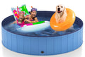 Piscine Pliable Heeyoo 71" pour Chiens de Grande Taille, Piscine pour Chiens en Plastique Dur Portable, Baignoire pour Animaux Pliable Extérieure 71 x 12 Pouces